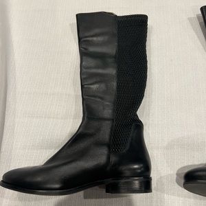 Cole Haan Rockland Womens Riding
Boot Black Leather 8 1/2B